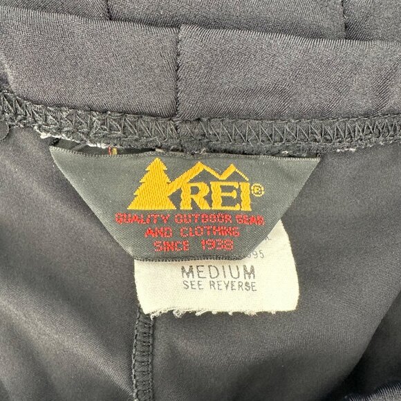 REI Womens Black 80% Nylon 20% Spandex Padded Cycling Shorts Size M - Picture 5 of 10